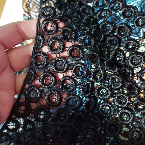 LAVISH Plus Butterfly Sleeve Blouse Size 2X - Picture 4 of 5